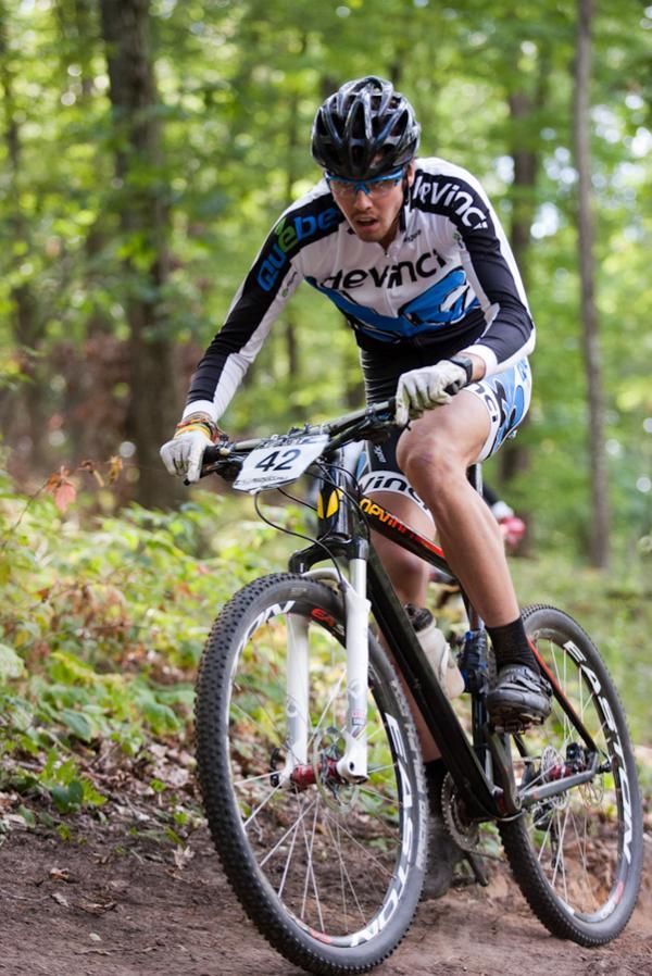 Jeremy Martin (Equipe du Quebec) finishes second to his teammate Raphael Gagne