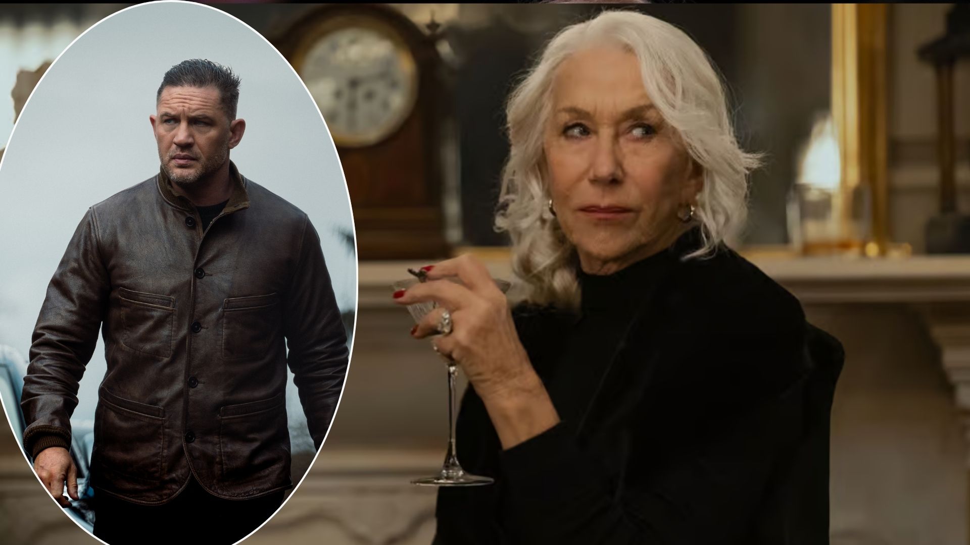 Tom Hardy and Helen Mirren in MobLand