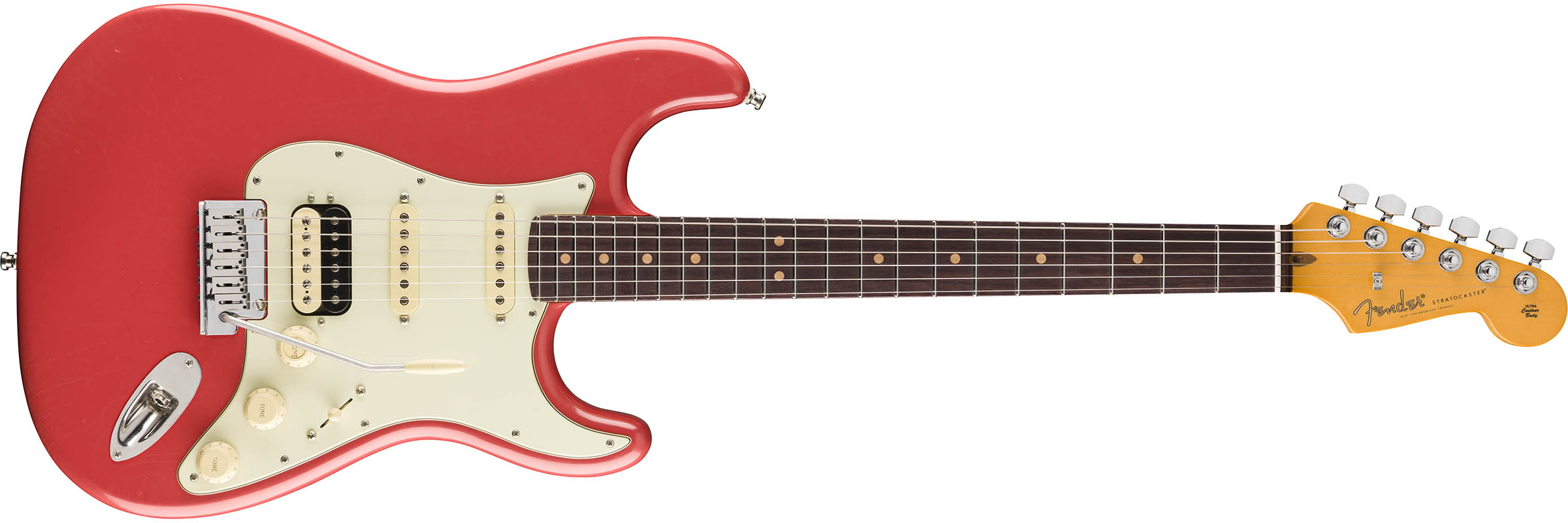 Fender American Ultra Luxe Vintage 60s Stratocaster HSS Fiesta Red