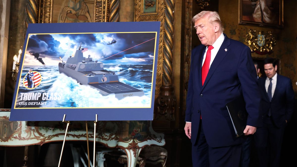 Trump unveils new ‘Trump class’ US warships