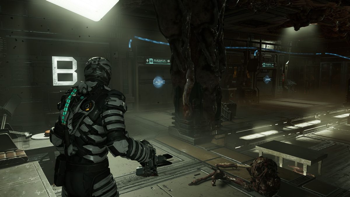 Dead Space Marker Fragment doors in Deluxe Quarters