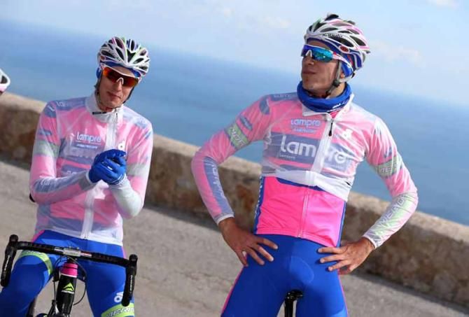 Mattia Cattaneo and Luca Wackermann (Lampre - Merida)
