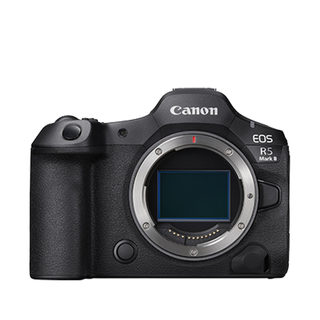 Canon EOS R5 II on a white background