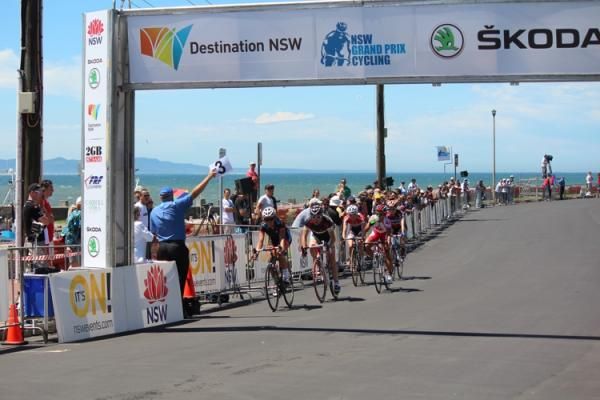 The break of five goes through the start finish straight.