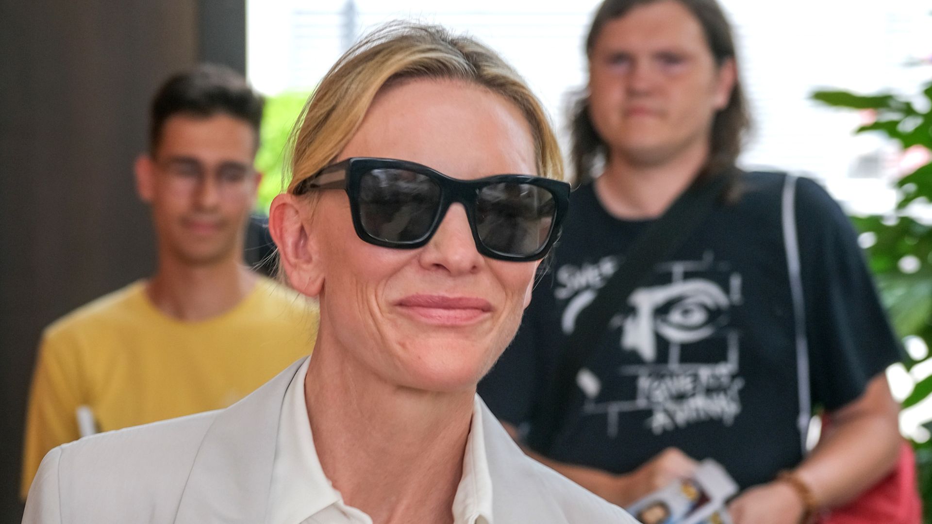 a headshot of cate blanchett