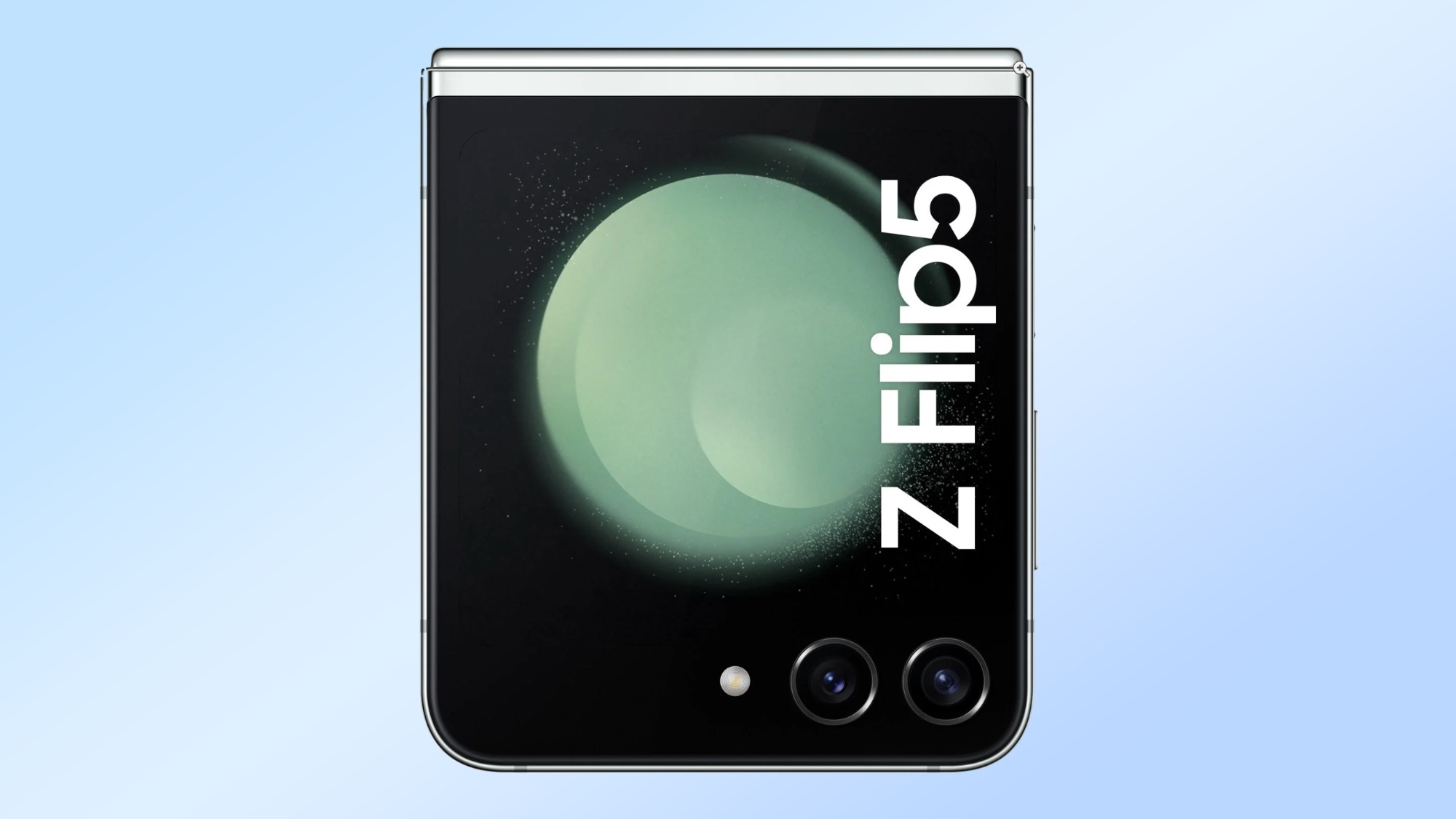 Samsung Galaxy Z Flip 5 renderizar pantalla frontal