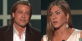 SAG Awards Brad Pitt and Jennifer Aniston speeches TNT