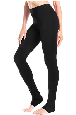 Yogipace Women's Extra Long Yoga Over The Heel Leggings with Pockets