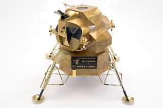 gold lunar module auction