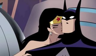 Batman Wonder Woman Kiss