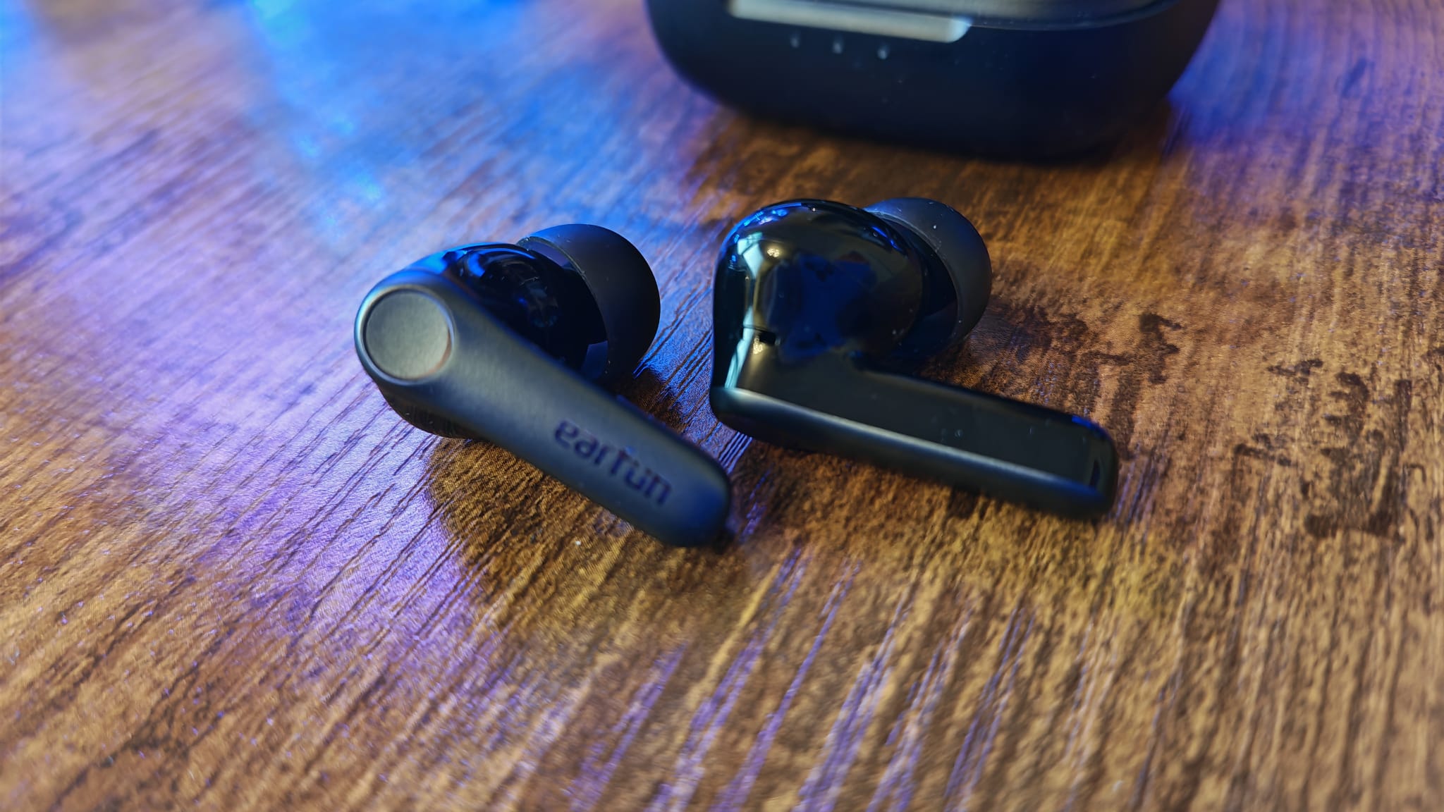 A close up of the EarFun Air Pro 4