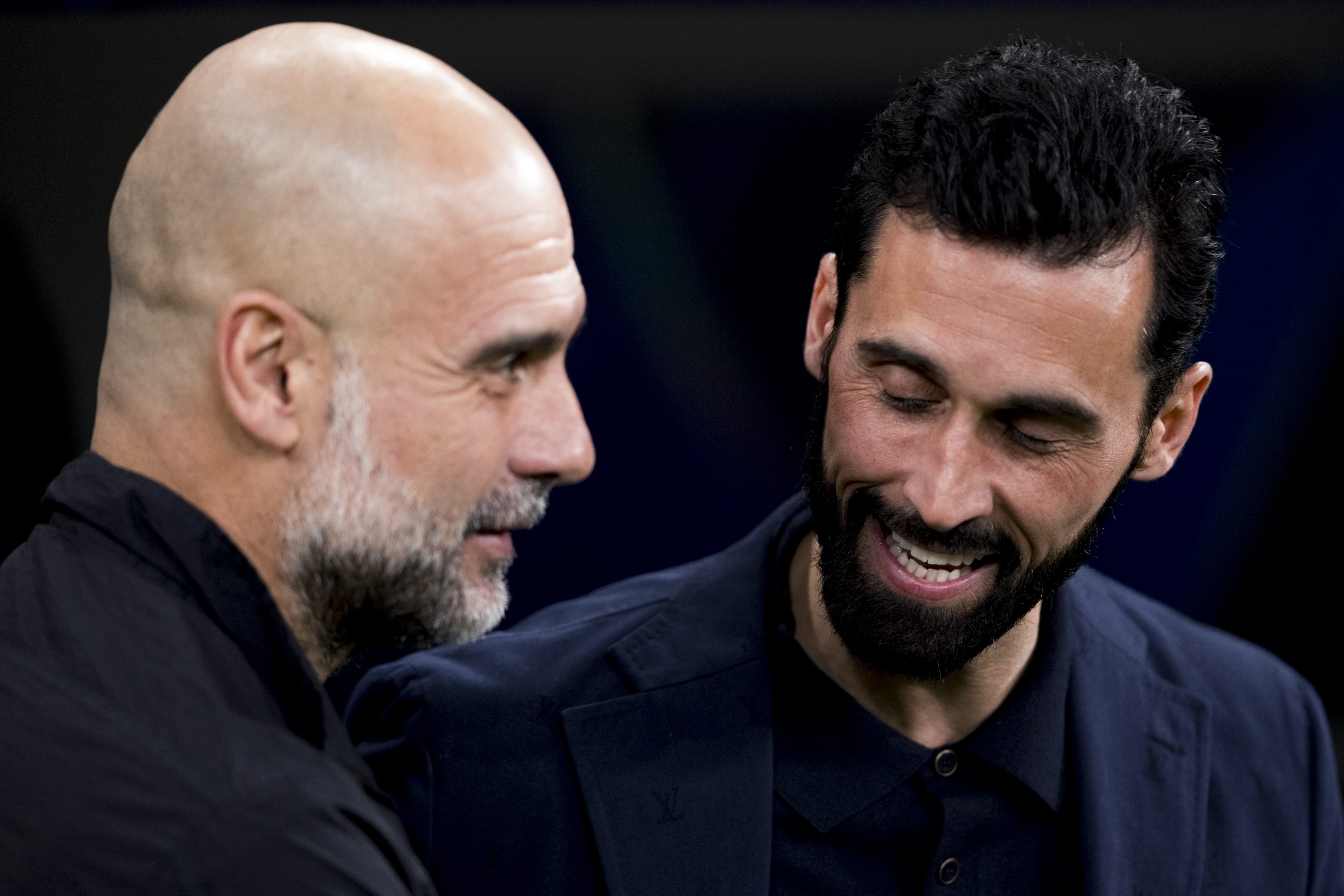 Pep Guardiola and Alvaro Arbeloa are set to face off again at the Etihad Stadium