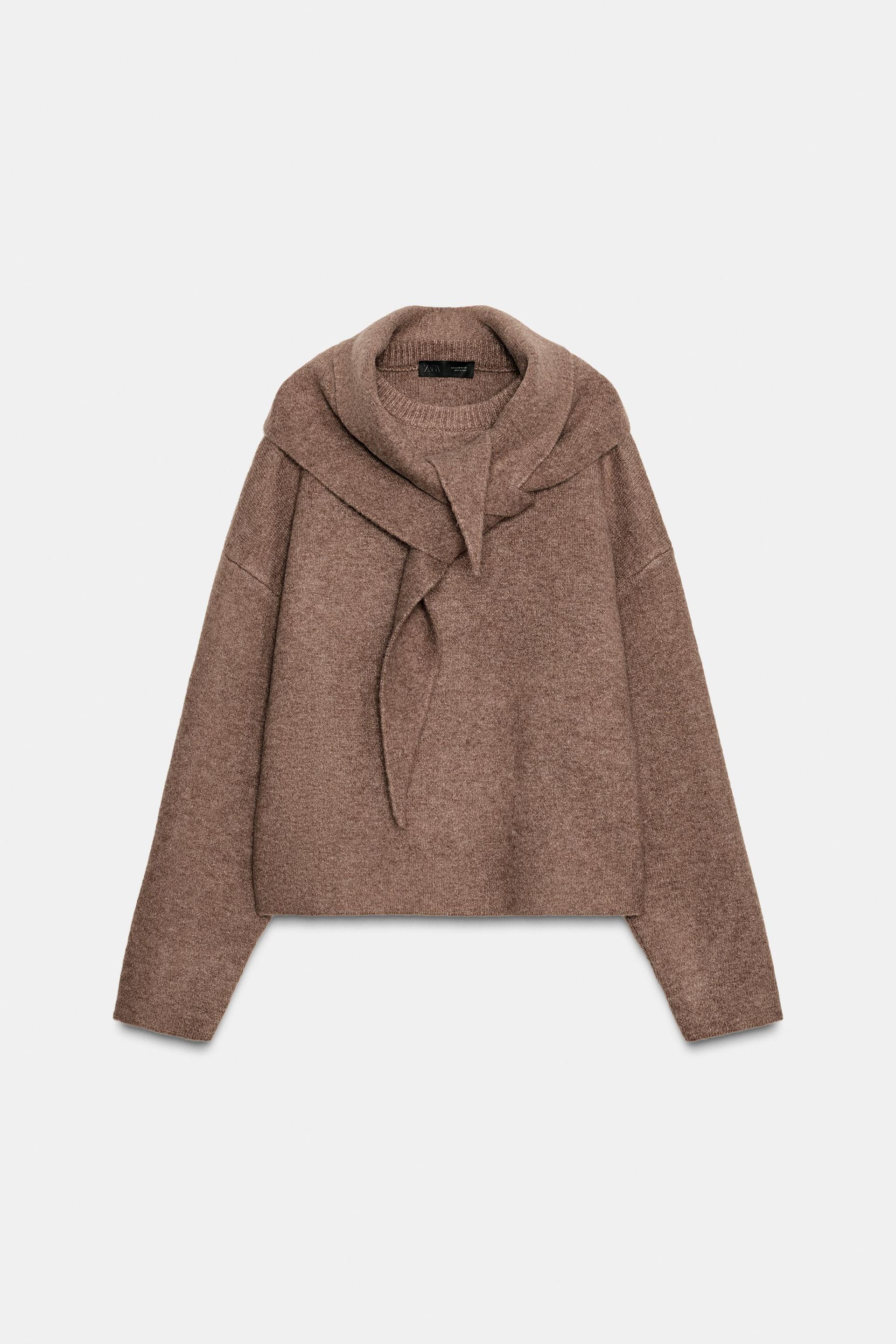 Knit Scarf Jumper