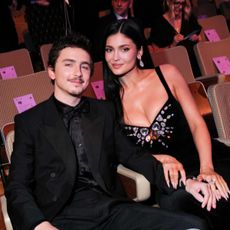 Kylie Jenner and Timoth&eacute;e Chalamet attend the 2026 EE BAFTA Film Awards
