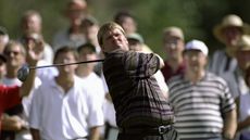 John Daly in action during the 1998 JCPenney Classic in Westin Innisbrook Resort in Palm Harbor, Florida