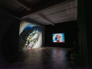 Installation view of Osedax at Centro Botín, 2010. © Edgar Cleijne and Ellen Gallagher. Courtesy the artists