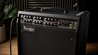A MesaBoogie Mark VII 1x12 Combo tube amp in a studio