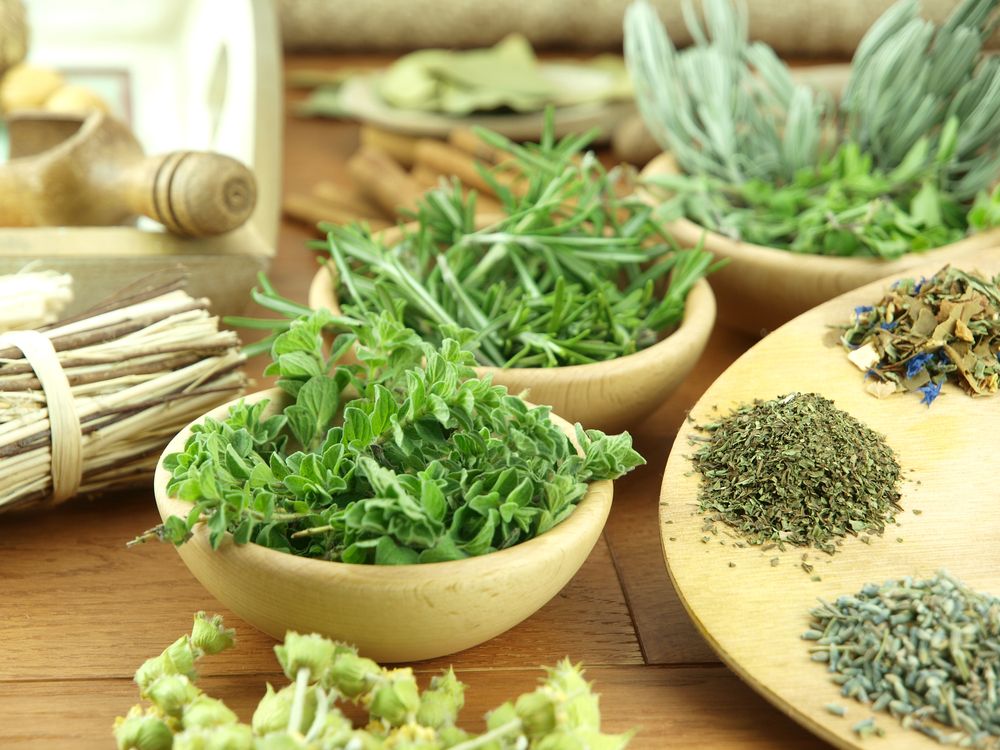 Herbs and spices used in cooking