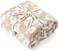 Snuggle Sac Leopard Throw Blanket