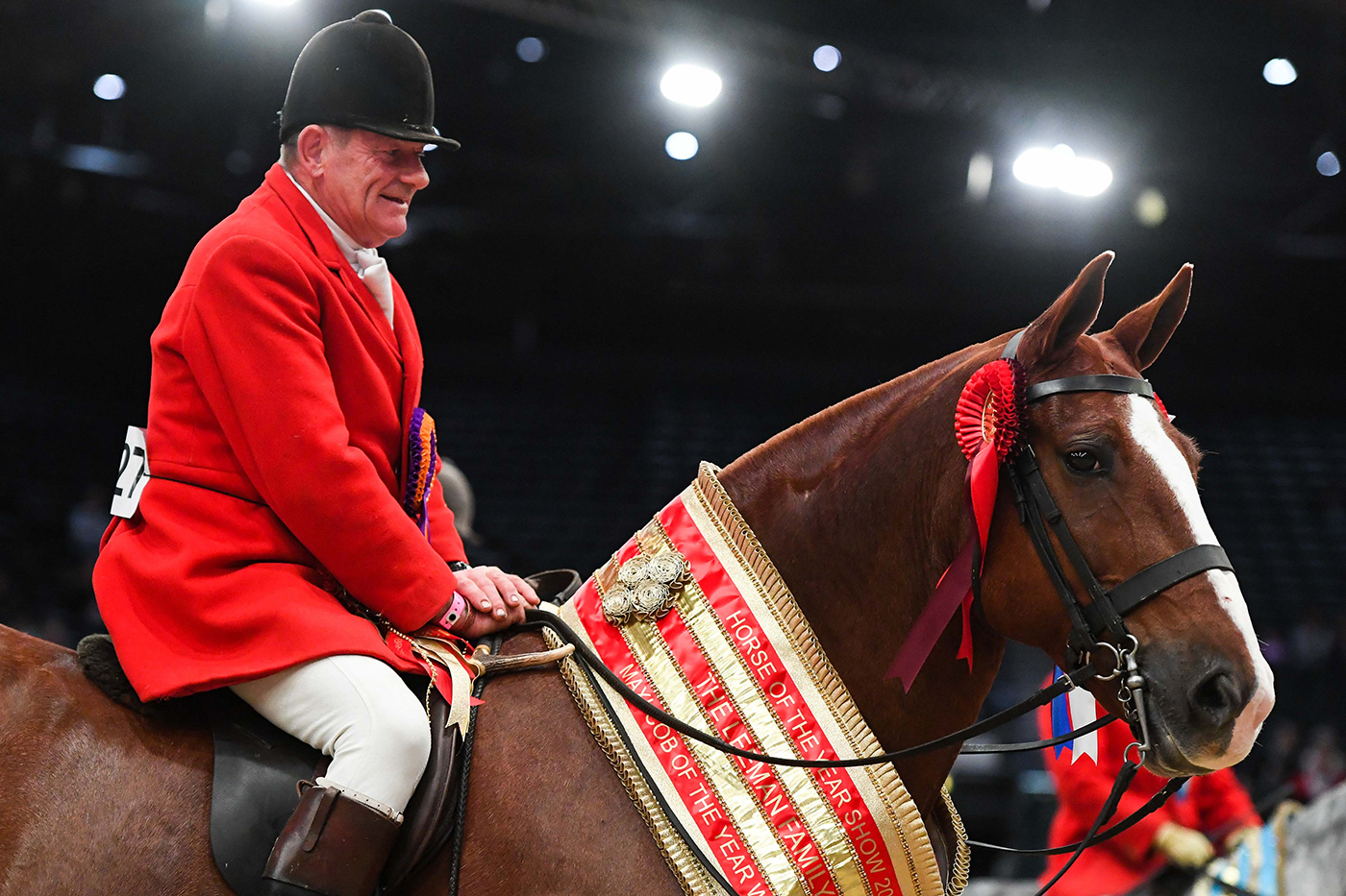 Lord Alexander and Stephen Norris are maxi cob of the year champions at HOYS 2021