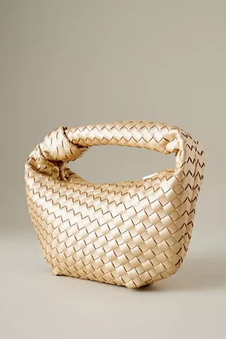 Anthropolgie , Melie Bianco Larissa Woven Faux-Leather Shoulder Bag