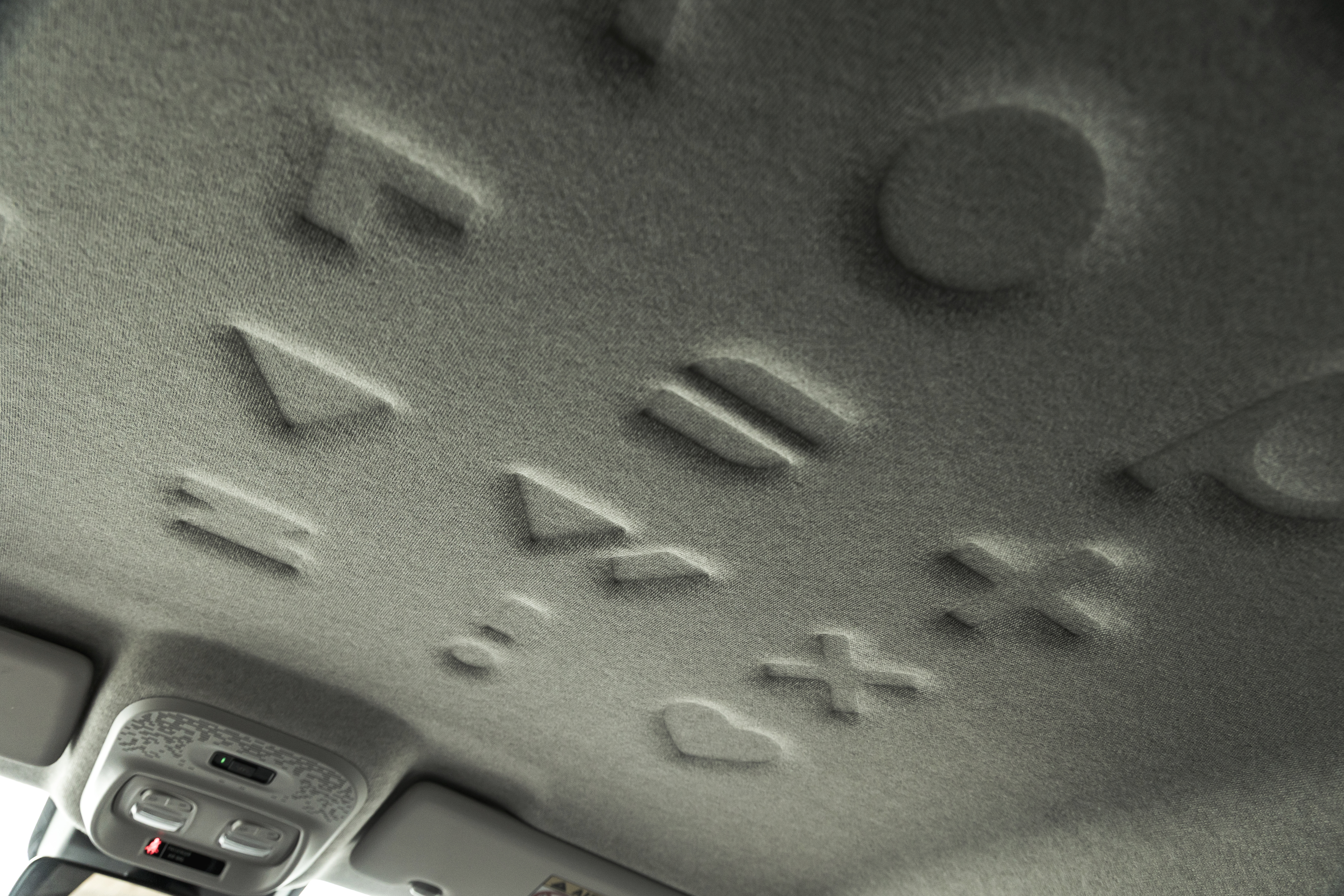 Interiors shots of the renault Twingo