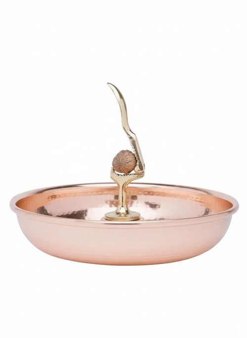 Cu Artigiana, Copper Nutcracker With Bowl