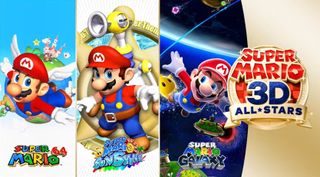 Super Mario 3d All Stars Three Games Split