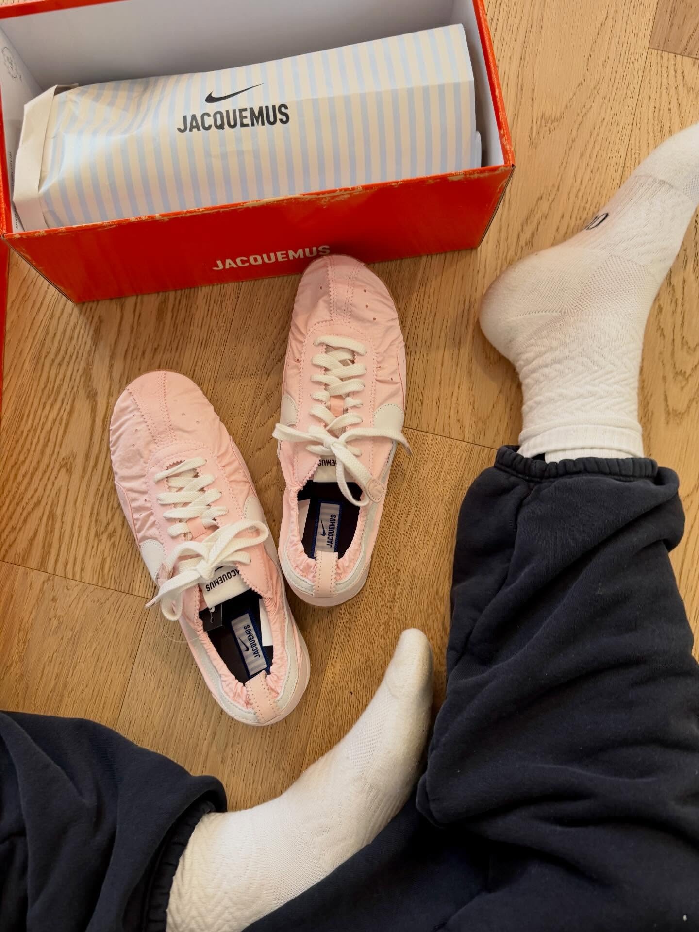 Pink Nike x Jacquemus Moon Shoes