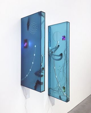 Second Spade #07 and #08, by Arnout Meijer & Saskia Noor van Imhoff, part of ‘Morphogensis’, at Galeria Francisco Fino