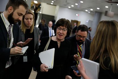 Republican Sen. Susan Collins, of Alaska, has signaled her intention to work with Democrats on health care.