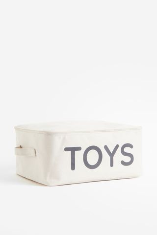 Toy Storage Basket With Lid