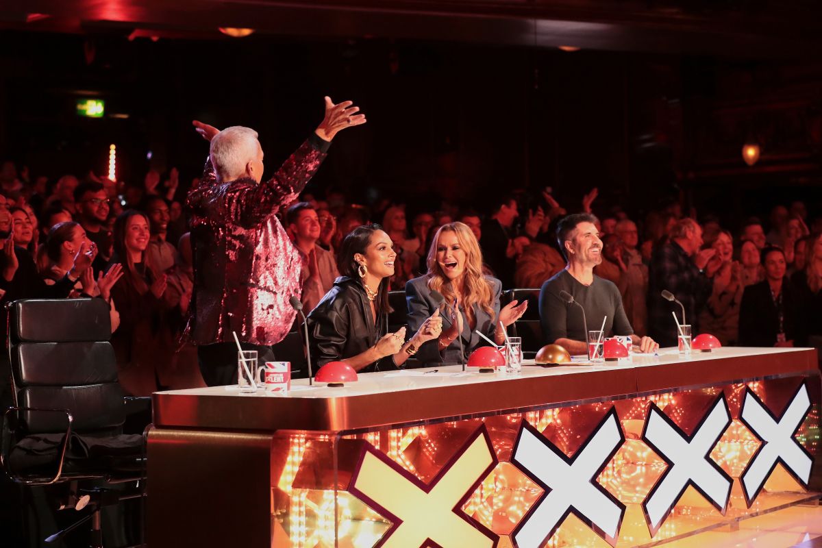 Britain&#039;s got talent judges Bruno Tonioli, Alesha Dixon, Amanda Holden and Simon Cowell 