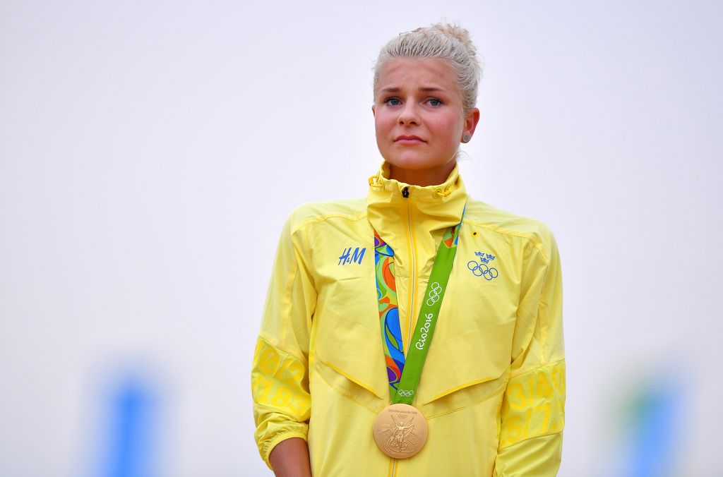 Gold medallist Jenny Rissveds (Sweden)