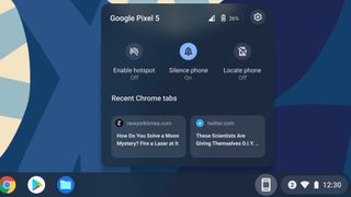 Chrome OS M89: Phone Hub