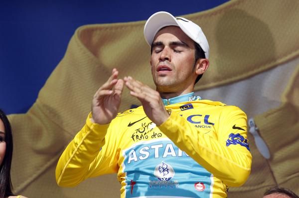 Contador will wear yellow in Paris for the third time