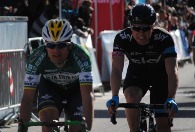 Vigano (Caja Rural) and Boasson Hagen (Sky)
