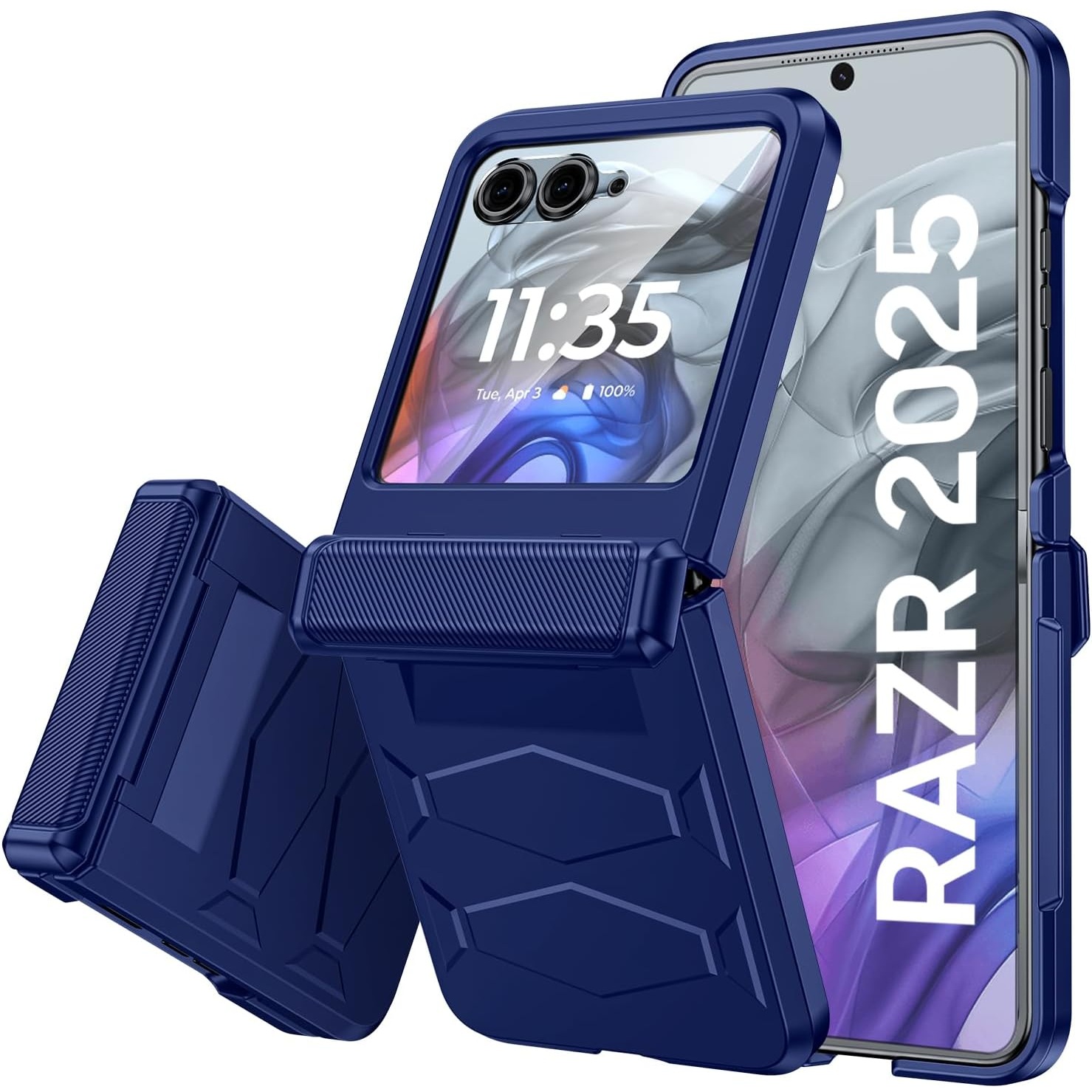 Vizvera Motorola Razr 2026/2025 Case with Hinge Cover