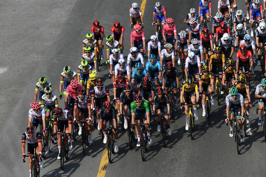 The UAE Tour peloton