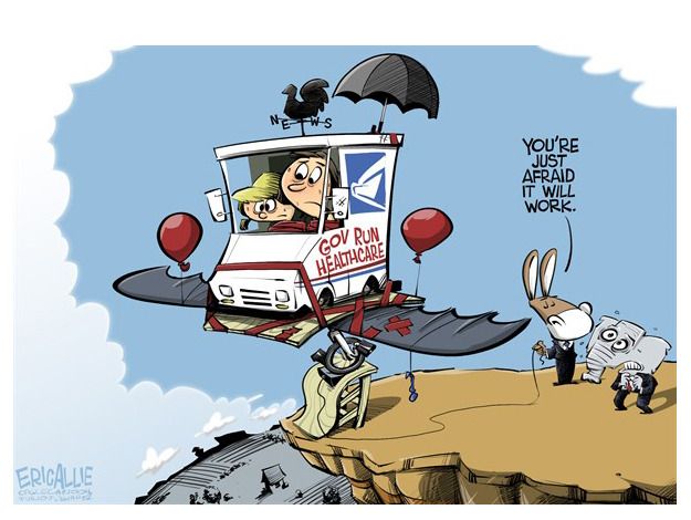 Political cartoon ObamaCare