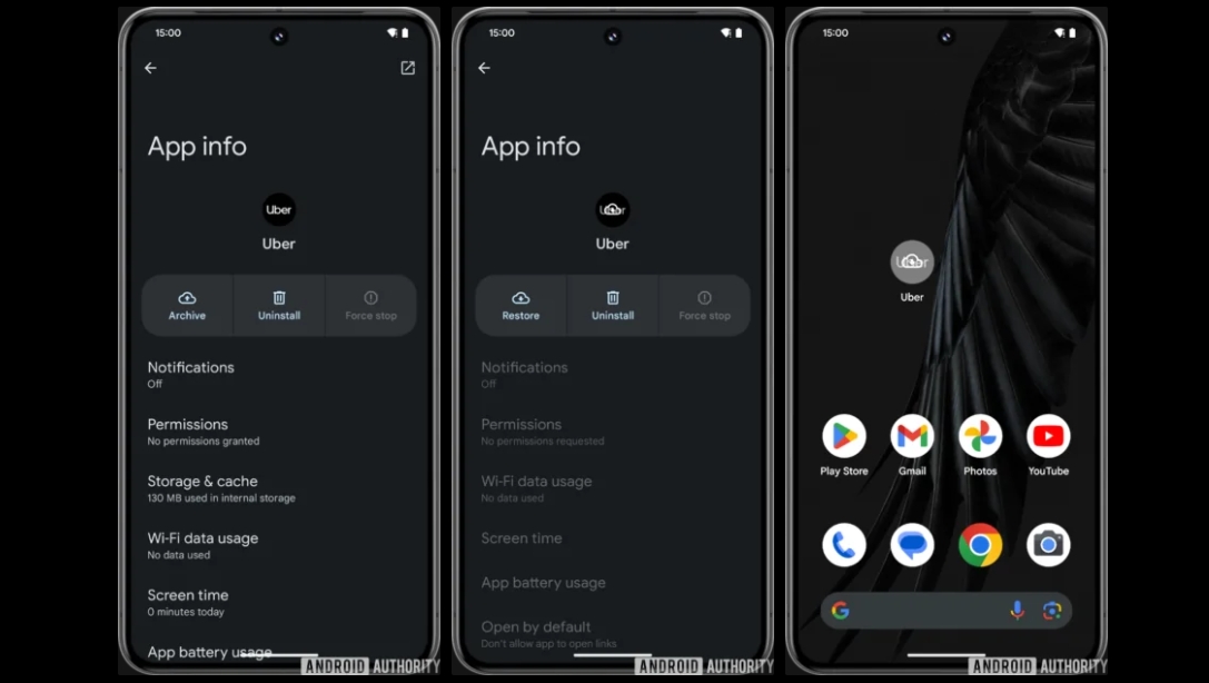 An Android App Archive feature in the works