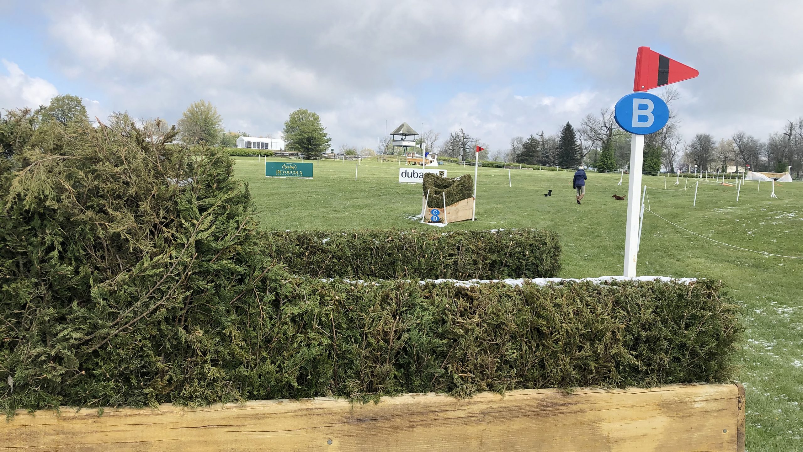 Kentucky cross-country course 2021. Fence 7cd