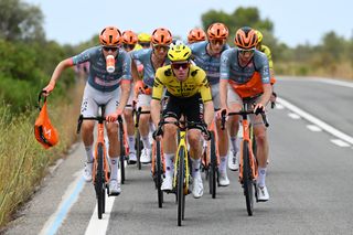 Vuelta a España stage 5 LIVE: Visma take control after nervous, windy section as the likes of Brennan, Van Aert and Pedersen eye up next sprint opportunity
