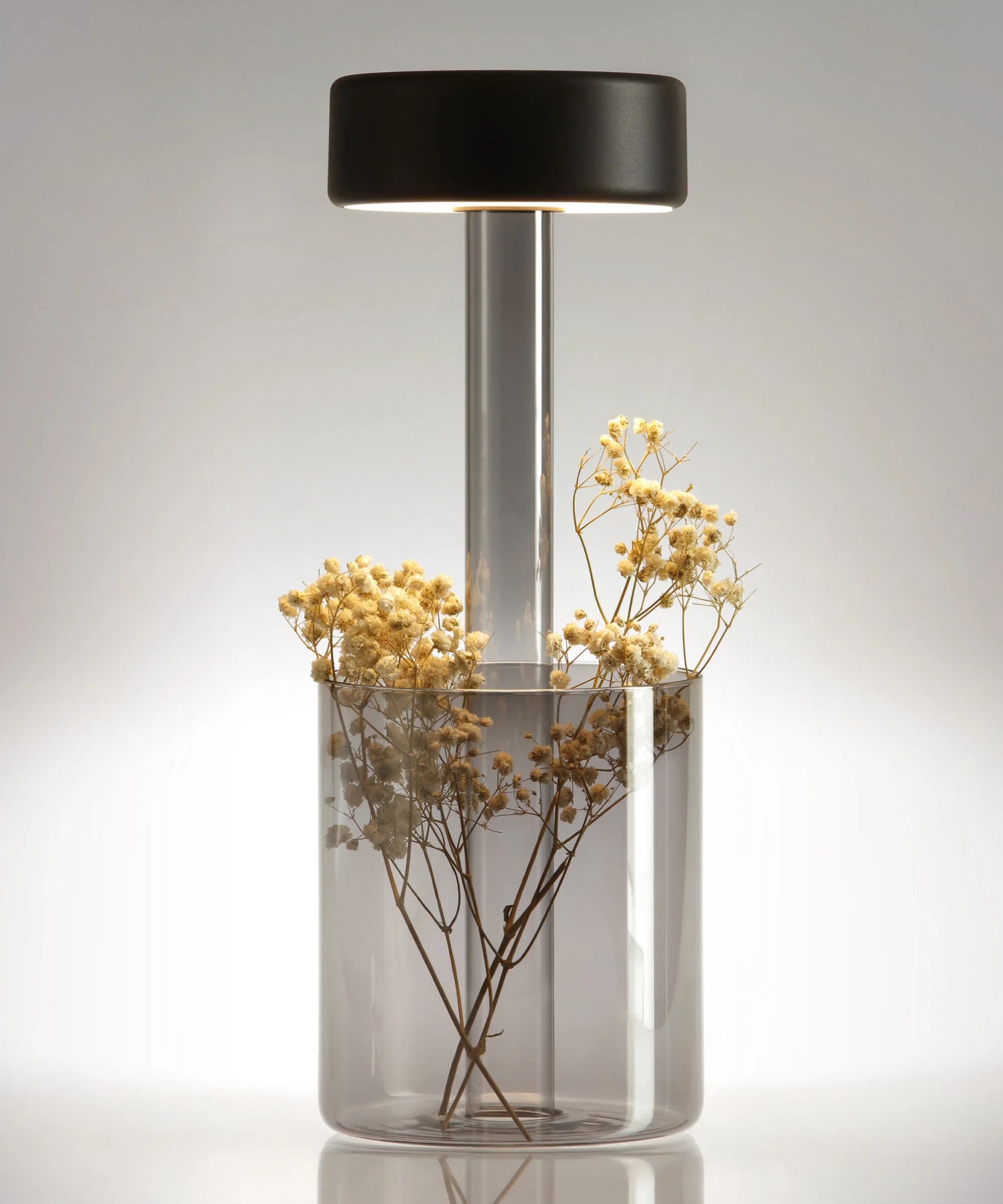 Maytoni, Small Dimmable LED Vase-Table Lamp &amp;mdash; AI Collaboration