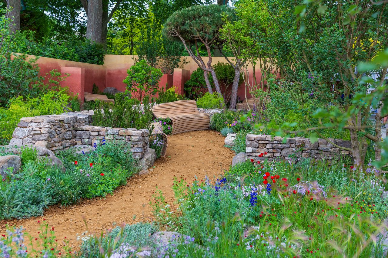Hospice UK: Garden of Compassion, by designer Tom Hoblyn at RHS Chelsea Flower Show 2025