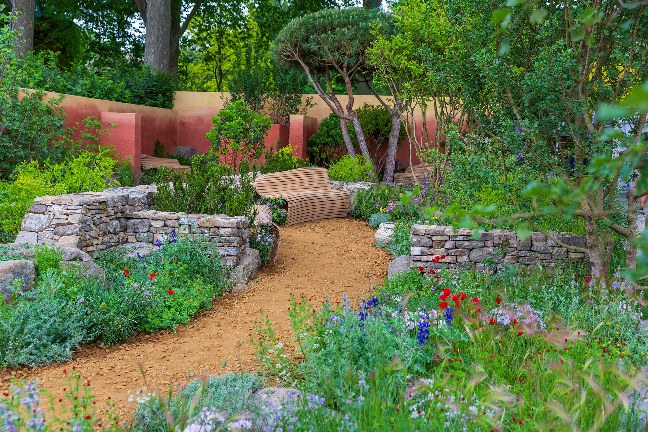 Hospice UK: Garden of Compassion, by designer Tom Hoblyn at RHS Chelsea Flower Show 2025