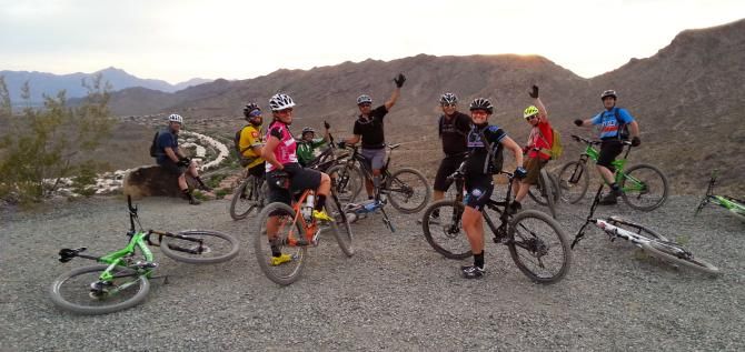 Riding with the Pivot dealers on South Mountain