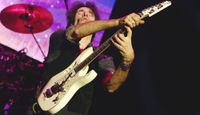 Steve Vai performs onstage at the Saban Theatre in Beverly Hills, California on October 7, 2016 