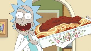 Rick in an image from Rick and Morty season 7