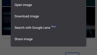 Google Lens search in Chrome for Android